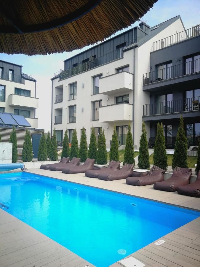 Апартаменты Super mini loft with outdoor pool. Паланга-5