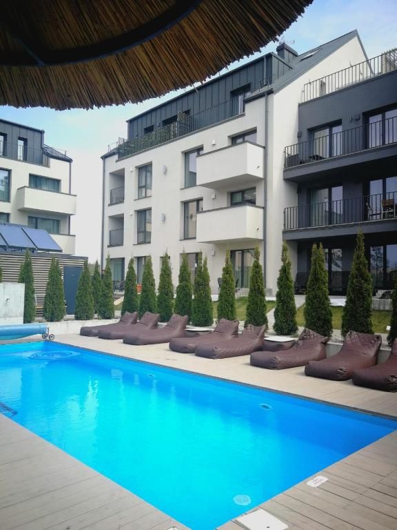 Апартаменты Super mini loft with outdoor pool. Паланга